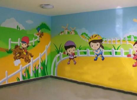 嘉鱼幼儿园墙体彩绘制作流程及注意事项