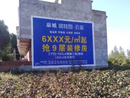 嘉鱼墙体广告的好处