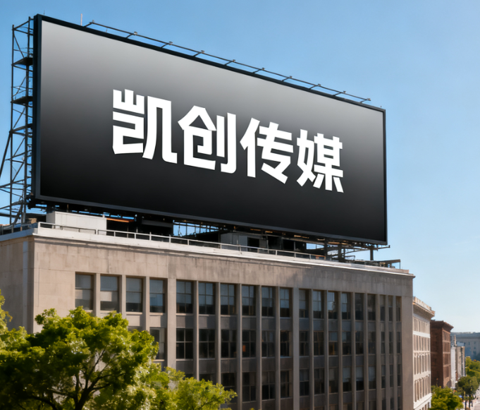 嘉鱼户外广告牌的设计与制作